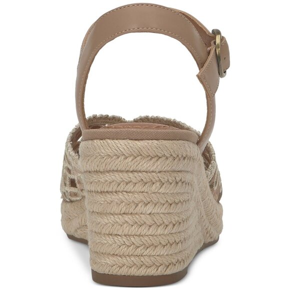 Lucky Brand Women's Coyna Floral Lace Platform Espadrille Wedge Sandals - Picture 3 of 5